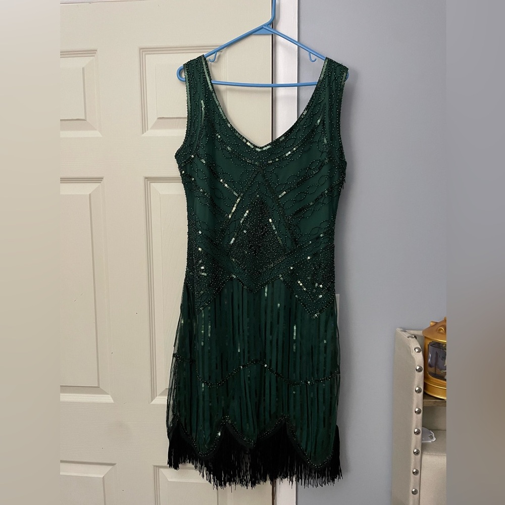 1920s party flapper dress